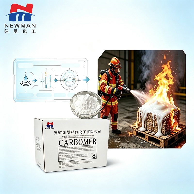 Application of Newman Carbomers such as carbomer 960, 940, 980 and 2623  in Fire Extinguishing Gel