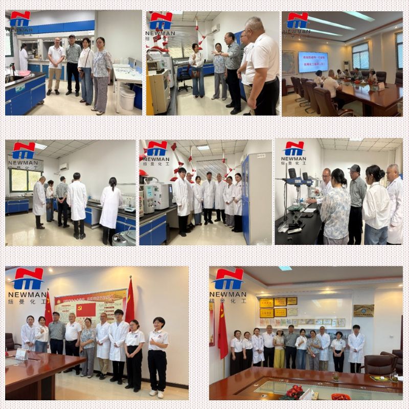 Professorial Team of Jiangnan University Visits Anhui Newman Fine Chemicals Co.,ltd for Investigation & Guidance